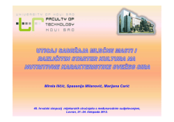 Nutritivne karakteristike svježeg sira