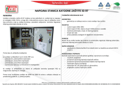 NAPOJNA STANICA KATODNE ZA&Scaron;TITE ID-97