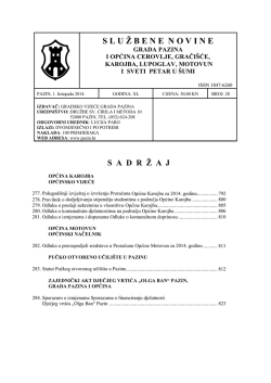 SN 28/14  - Općina Motovun