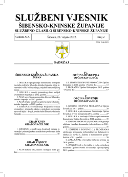 1. IZMJENE I DOPUNE PRORAČUNA Općine Ervenik za 2011. godinu