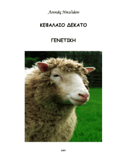 Λουκάς Νικολάου Λουκάς Νικολάου ΚΕΦΑΛΑΙΟ ΕΚΑΤΟ ΓΕΝΕΤΙΚΗ