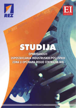 Upitnik za procjenu potencijalne industrijske / poslovne zone