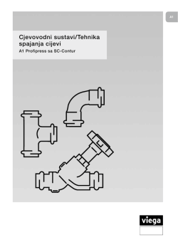 Cjevovodni sustavi/Tehnika spajanja cijevi