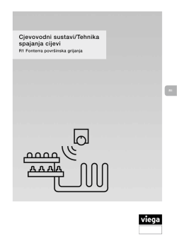 Cjevovodni sustavi/Tehnika spajanja cijevi