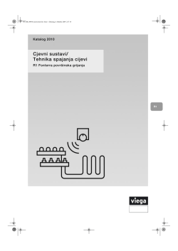 Cjevni sustavi/ Tehnika spajanja cijevi