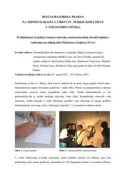 Link na PDF izvje&scaron;taj - Akademija likovnih umjetnosti