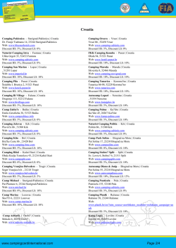 CCI Campsite Search Results