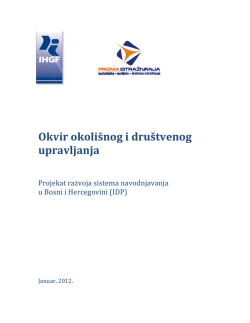 Bos - Federalno ministarstvo poljoprivrede, vodoprivrede i &scaron;umarstva