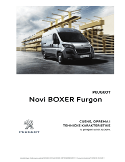 Novi BOXER Furgon