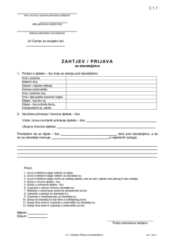 starateljstvo nad maloljetnim osobama