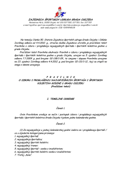 ZAJEDNICA &Scaron;PORTSKIH UDRUGA GRADA OSIJEKA