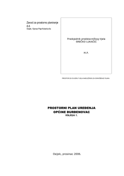 Plan - Zavod za prostorno uređenje Osječko