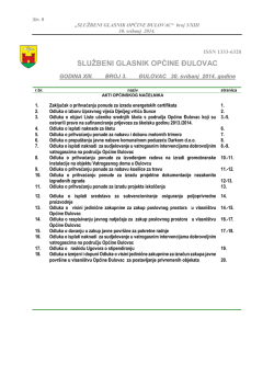SLUŽBENI GLASNIK OPĆINE ĐULOVAC broj 3