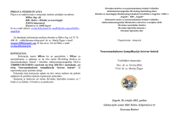 SVEUČILIŠTE U ZAGREBU - MEDICINSKI FAKULTET