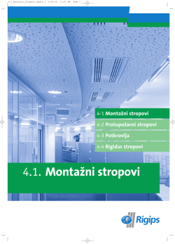 4.1. Montažni stropovi