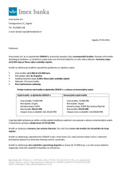 imex banka ponuda