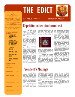 Repetitio mater studiorum est - Sts. Constantine & Helen Cathedral