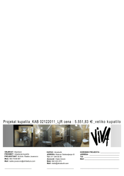 Da pogledate glavni projekat kupatila KAB02122011LJR