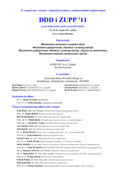 DDD i ZUPP `11 - program