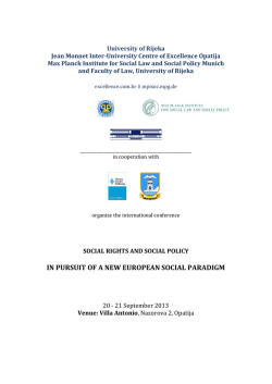 Program - Zaklada Hanns Seidel