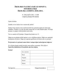 zadaci - Gimnazija Velika Gorica
