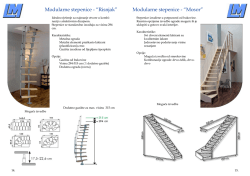 Modularne stepenice - “Mosor” Modularne stepenice