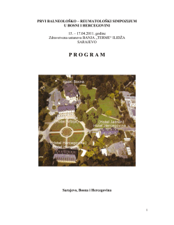 P R O G R A M - Udruženje Fizijatara Srbije