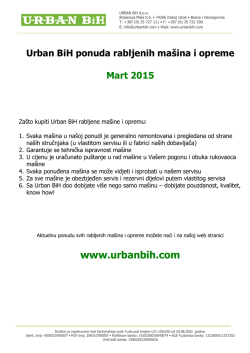 Katalog rabljenih ma&scaron;ina i opreme Mart 2015 (pdf)