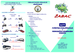 Periodicka i pocetna izobrazba vozaca letak