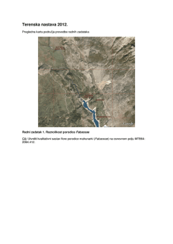 Terenska nastava 2012. - hirc.botanic.hr, Department of Botany