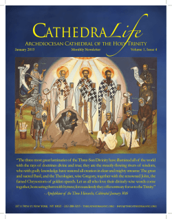 January 2015 CathedraLife