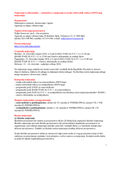 INFO-kup natjecanje