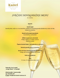 SVEČANI NOVOGODI&Scaron;NJI MENU