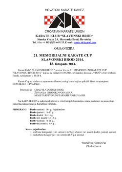 Pozivnica 21. Memorijal SB 2014-H201409