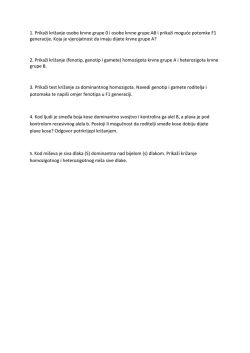 Monohibridno križanje