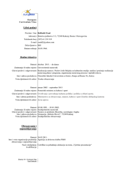 Europass-Curriculum Vitae