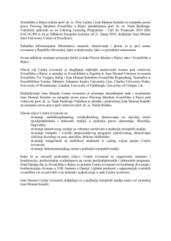 Centar izvrsnosti - Jean Monnet