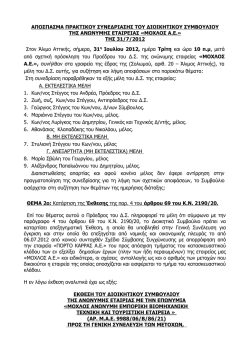 εκθεση δς - μοχλος α.ε.