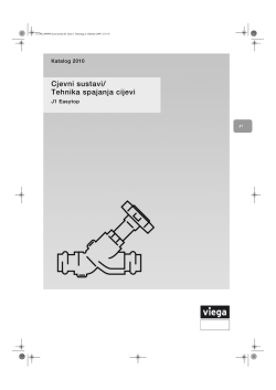 Cjevni sustavi/ Tehnika spajanja cijevi