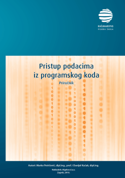 3.1 Povezivanje na bazu podataka - Visoka &scaron;kola za primijenjeno