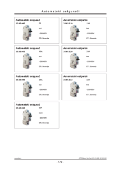 A utomatskosgura II čI Automatski osigurač
