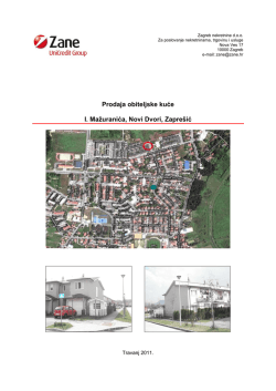 Prodaja obiteljske kuće I. Mažuranića, Novi Dvori