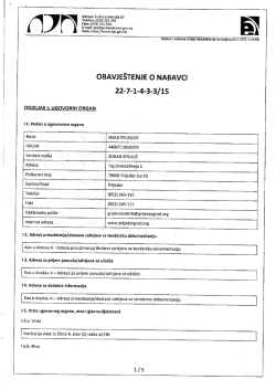 Adresa: La Benevolencija 8/l Telefon: (033) 251~591