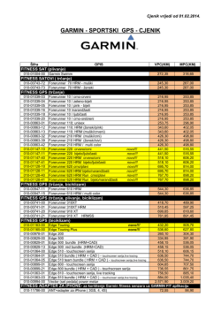 GARMIN - SPORTSKI GPS