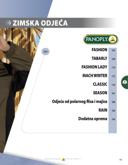 Zimska odjeća, Panoply jakne, kape i rukavice - Dom-Tex