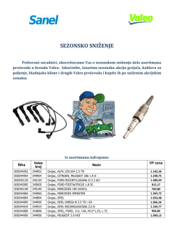 Sezonsko sniženje dela asortimana proizvoda u brendu