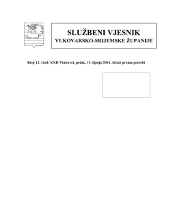 Službeni vjesnik 12/2014