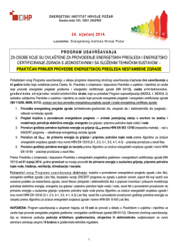 PROGRAM U ZA OSOBE KOJE SU OVLA&Scaron;TENE ZA