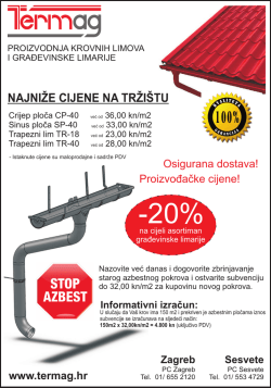 NAJNIŽE CIJENE NA TRŽI&Scaron;TU