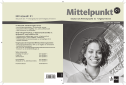 Das Griechische Glossar zu Mittelpunkt C1 k&ouml;nnen Sie